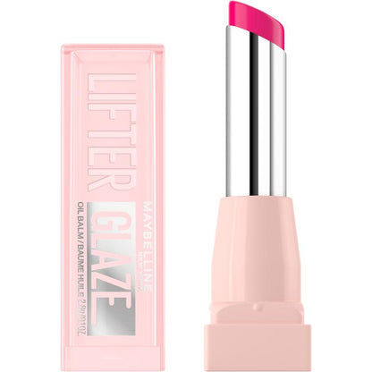 Lifter Glaze Oil Balm with Hyaluronic Acid and Hydrating Oil Blend, Lip Balm with 24Hrs of Smooth, Moisturizing Shine, Maybelline