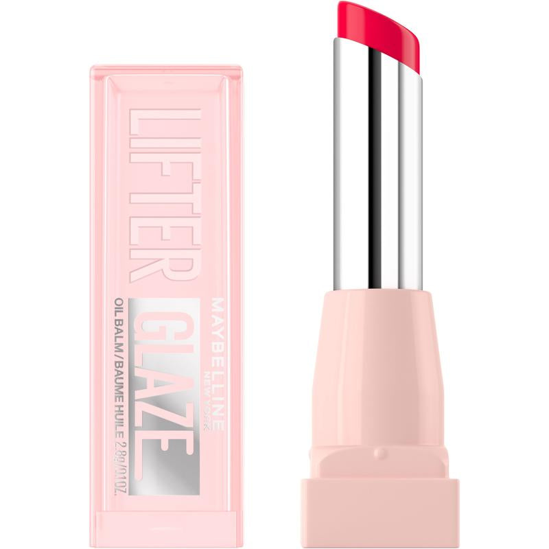 Lifter Glaze Oil Balm with Hyaluronic Acid and Hydrating Oil Blend, Lip Balm with 24Hrs of Smooth, Moisturizing Shine, Maybelline